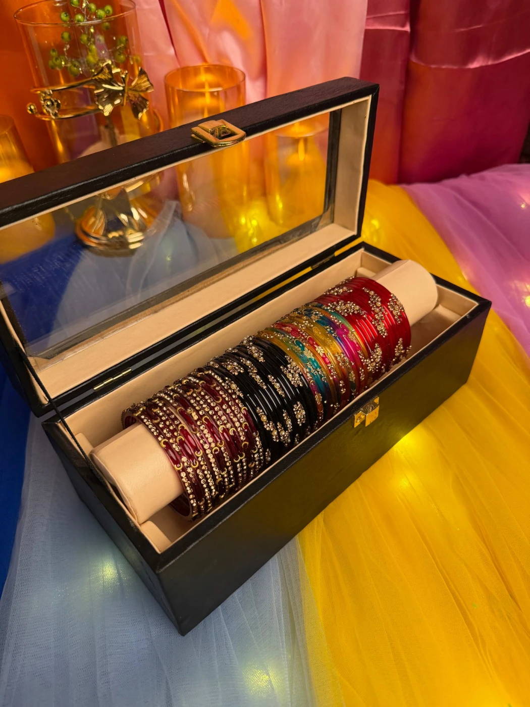 Premium 48-Piece Kashmiri Bangle Gift Box | Luxury Bangles Collection (Box included ) - 6