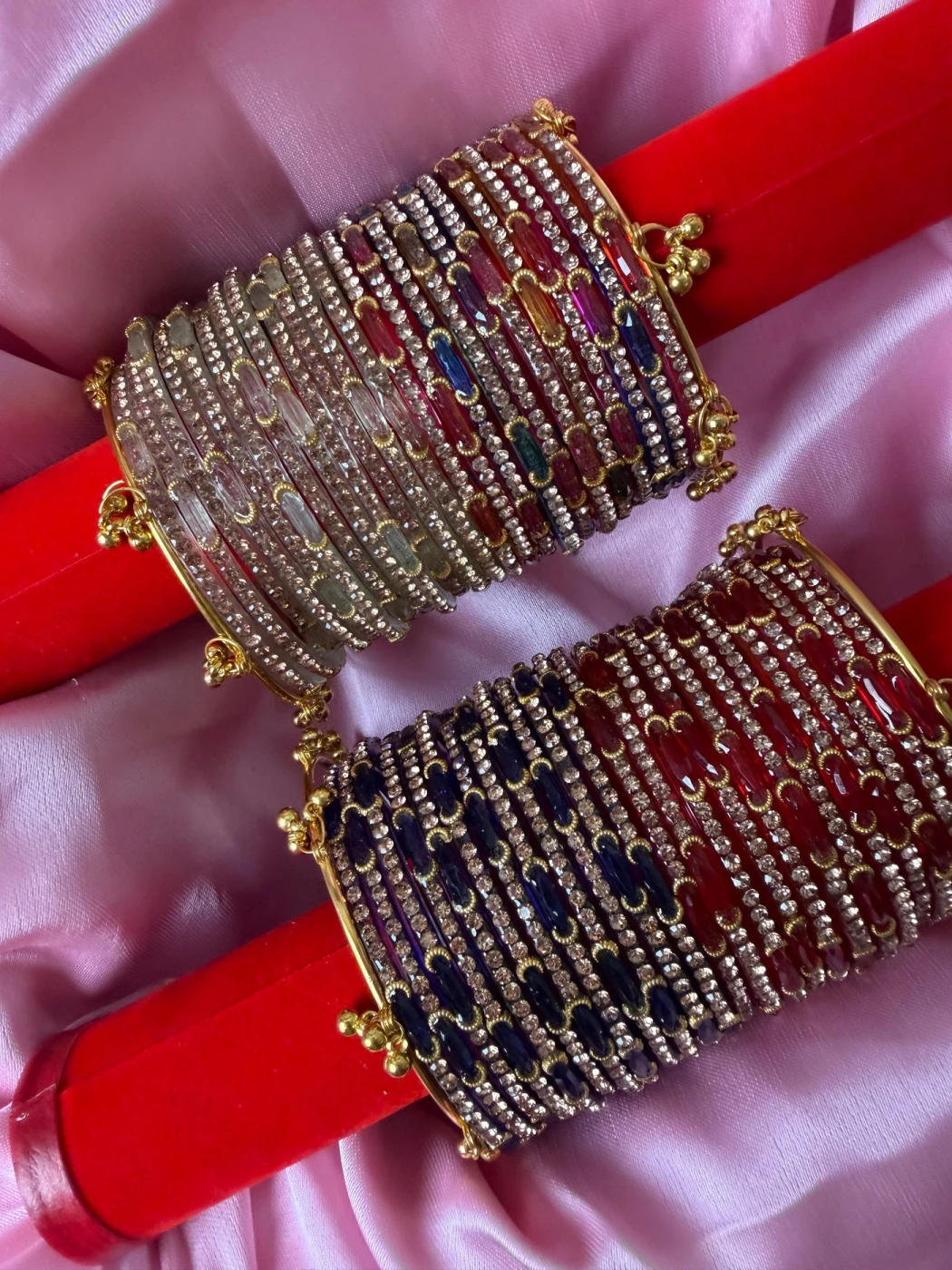 Dadima Kashmiri Bangles Combo – 48 Pcs Bangles with 4 Pcs Ghungroo - 5