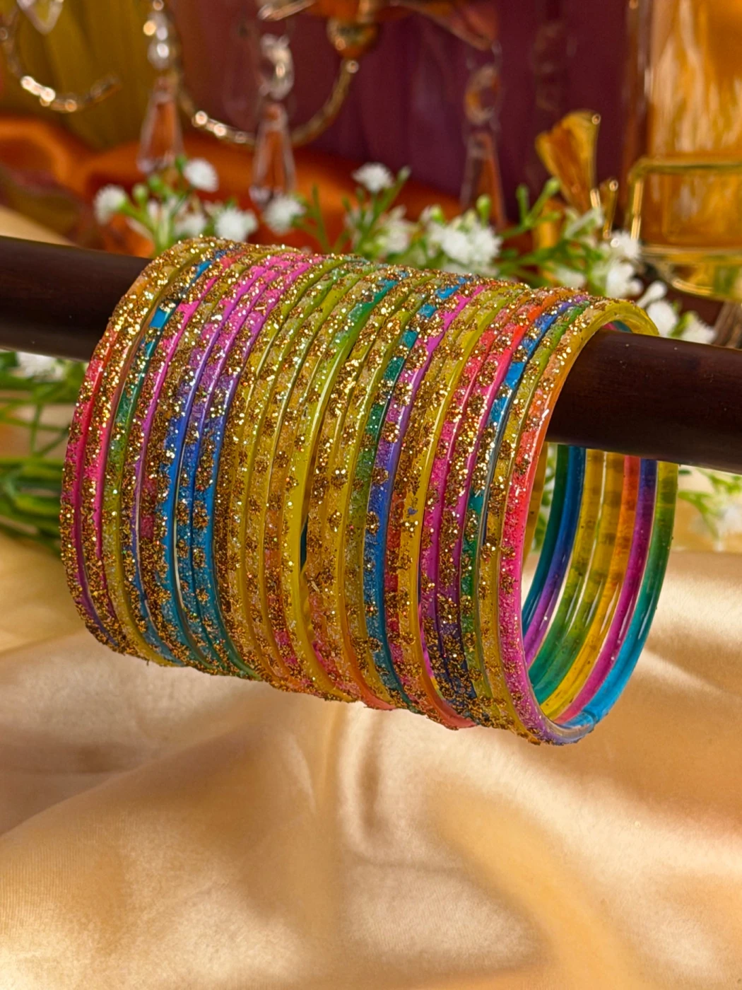 Aurora Spark – 24 Pieces Glitter Bangles Set - 2