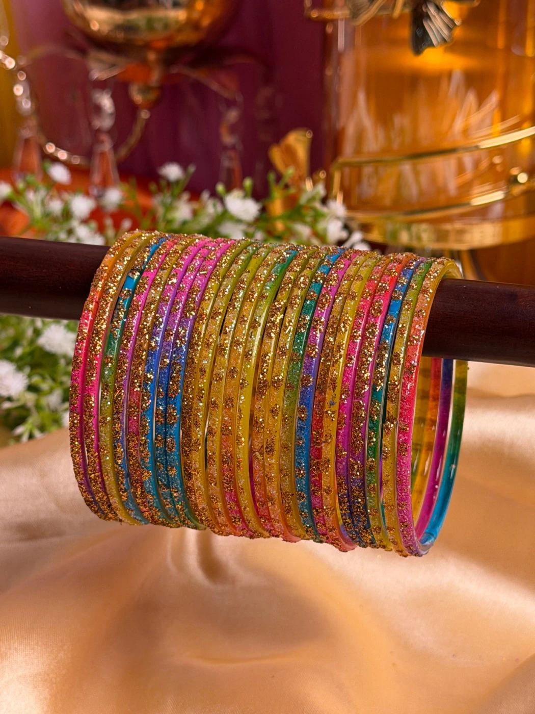 Aurora Spark – 24 Pieces Glitter Bangles Set - 3