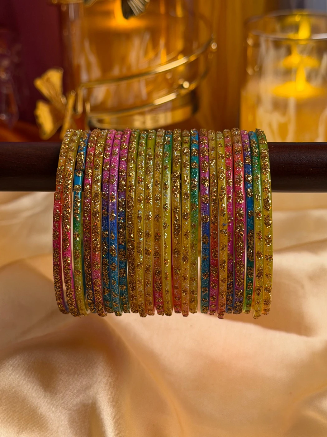 Aurora Spark – 24 Pieces Glitter Bangles Set - 5