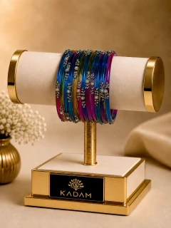 Kids Kashmiri Multicolor Bangles - 2 Sets (Two Hands)