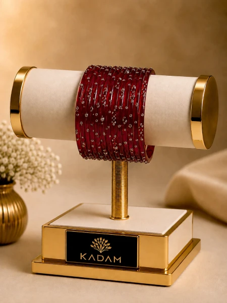 Kids Red Kashmiri Bangles